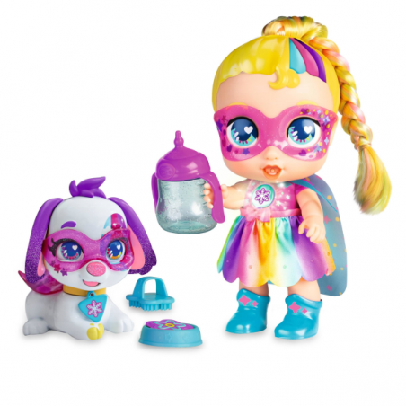 Super cute rainbow party doll