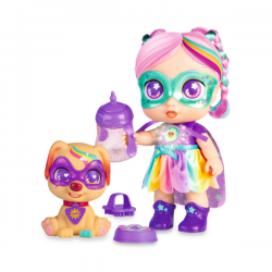 Super cute rainbow party doll