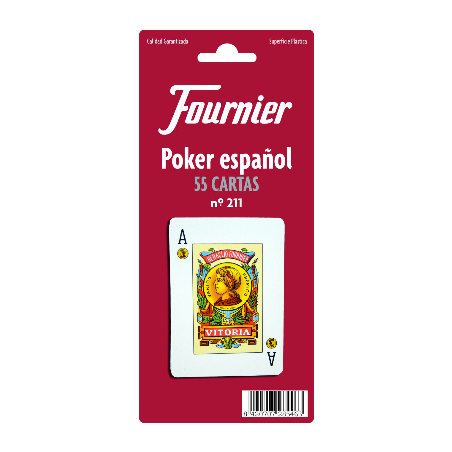 Cartas poker español NÚMERO 211 55 fournier. Naipes infantiles: bajo licencias como Disney, Warner B