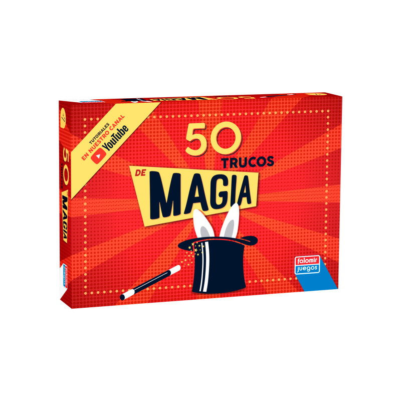 Con la caja de 50 Trucos de Magia Falomir podrás realizar divertidos trucos e iniciarte en el mundo