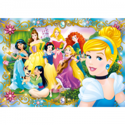 Puzzle 104 piezas princesas jewels puzzle
