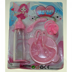 SET BIBERON CON CHUPETE Y ACCESORIOS Y COMIDA