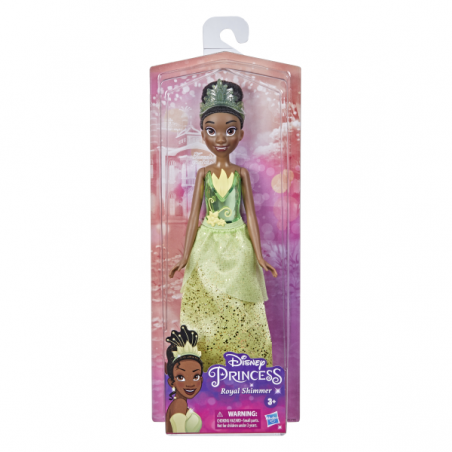 Disney princess muñeca brillo real stdo b (bella, aurora, blancanieves, tiana)