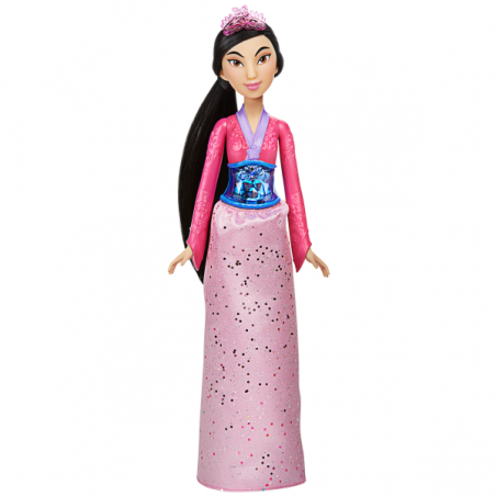 Disney princess muñeca brillo real surtido c (vaiana. pocahontas, merida, mulan, jasmin)