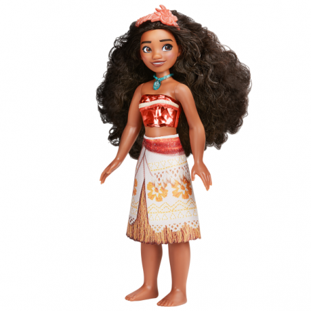 Disney princess muñeca brillo real surtido c (vaiana. pocahontas, merida, mulan, jasmin)