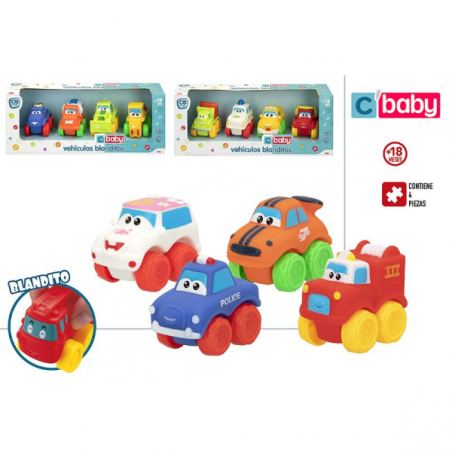 PACK 4 COCHES INFANTILES
