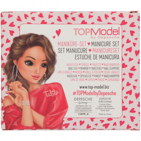 Top model set de manicura en caja beauty girl