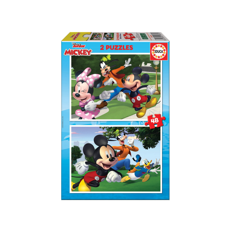 PUZZLE 2X48 PIEZAS MICKEY AND FRIENDS
