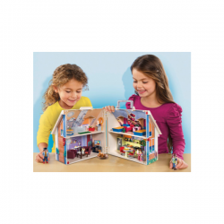 Playmobil - casa de muñecas maletín (70985)