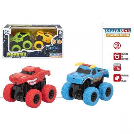 SPEED AND GO SET 2 COCHES FRICCION SURTIDO