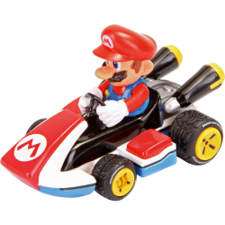 Coche mario kart pull and speed - mario 3 pack