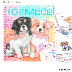 CREATE YOUR TOP MODEL DOGGY COLOURING BOOK