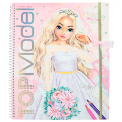 Create your wedding special top model colouring book