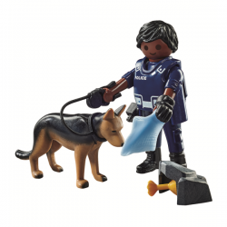 Policia con perro