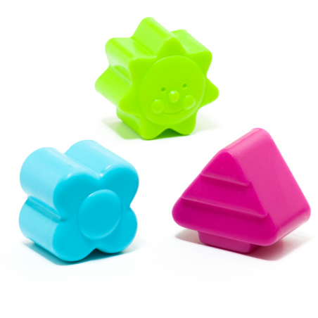Cubeta blocks y puzzles blandos 15 pcs