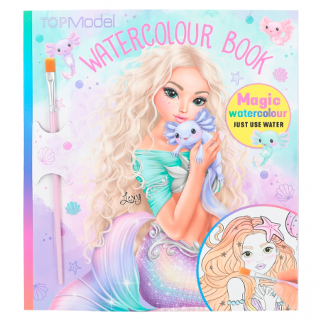 Top model libro de acuarelas mermaid
