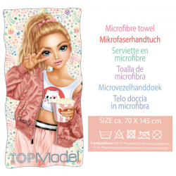 Top model toalla de microfibra cutie star