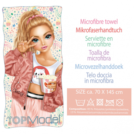 Top model toalla de microfibra cutie star