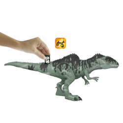 Jurassic world 3 dinosaurio gigante ataca y ruge