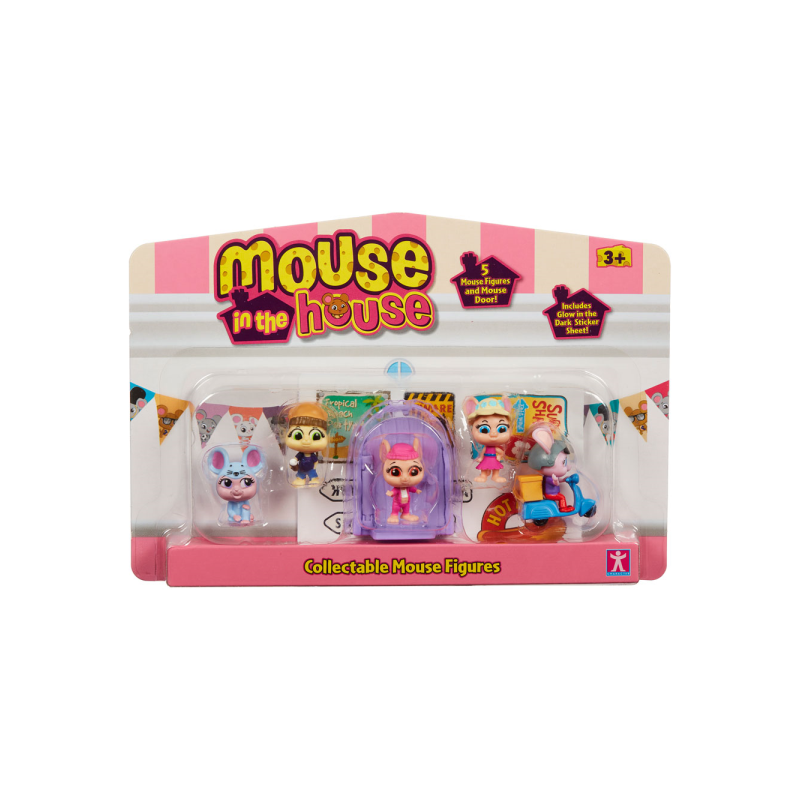 PACK DE 5 MOUSE IN THE HOUSE SURTIDO