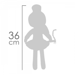 Muñeca de cuerpo blando gala 36 cm