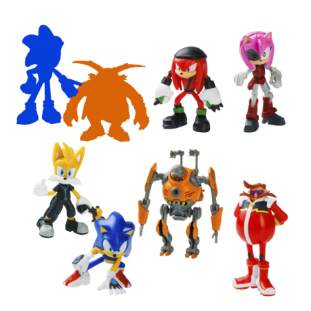 Sonic figura pack de 8 sdo. en caja deluxe